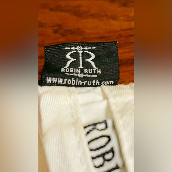 Robin Ruth Women's Hat Puerto Rico Floral White Pink 100% Cotton - Picture 8 of 9